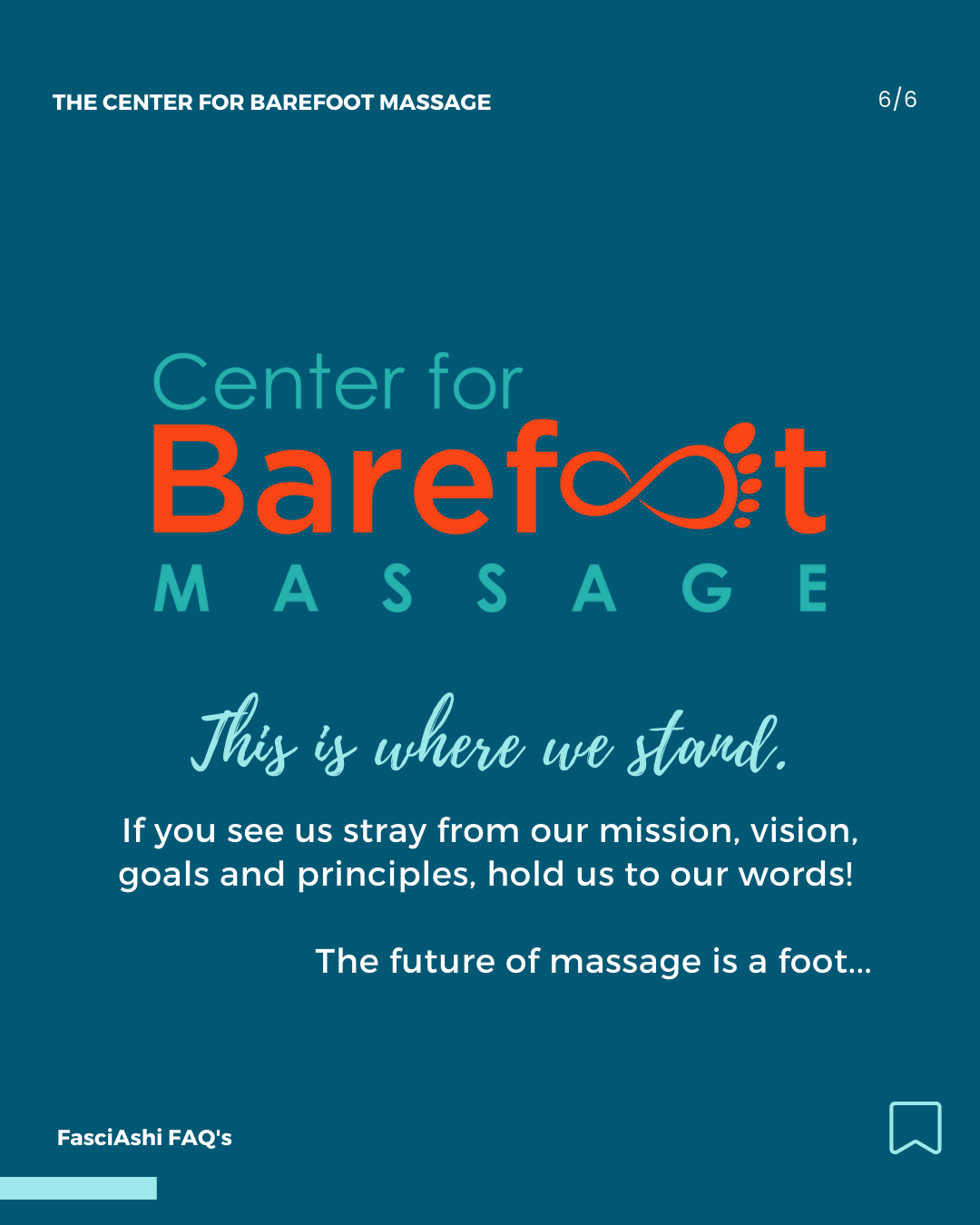 Center for Barefoot Massage accountability